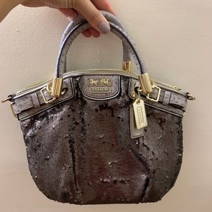 Fun, unique special edition Coach sequin bag